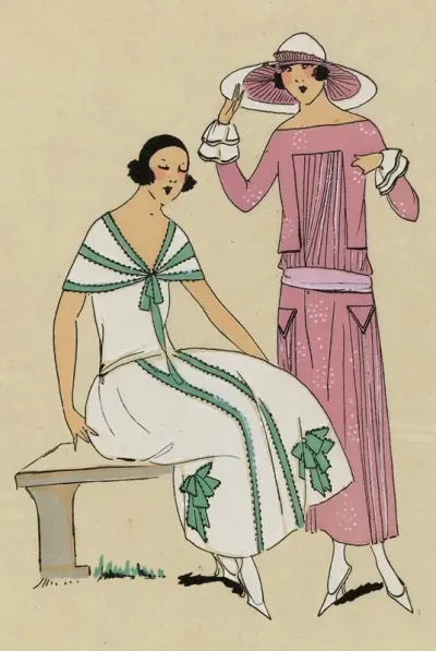 Tres Parisien 1923 No 6 5 Ne Boudez Pas 1 Robe Dorgandi