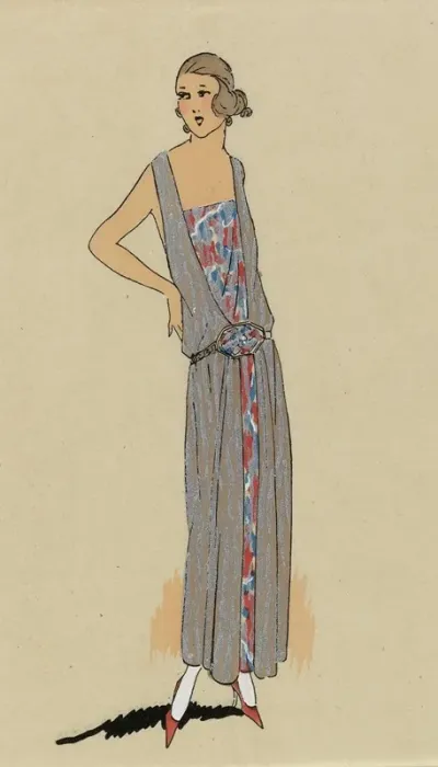 Tres Parisien 1923 No 6 6 Cricri Pour Le Soir Cette Robe