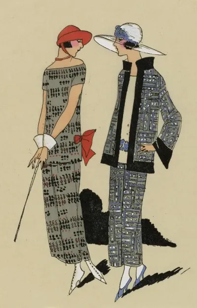Tres Parisien 1923 No 6 7 Promenons Nous Jolies Ces Toilettes