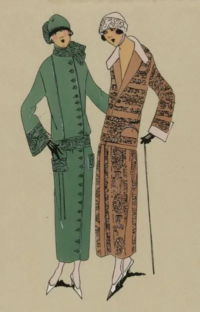 Tres Parisien 1923 No 7 1 Elegantes 1 Une Jolie Robe Manteau