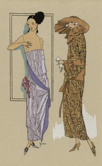 Tres Parisien 1923 No 7 5 Surprise 1 Une Jolie Robe Du Soir