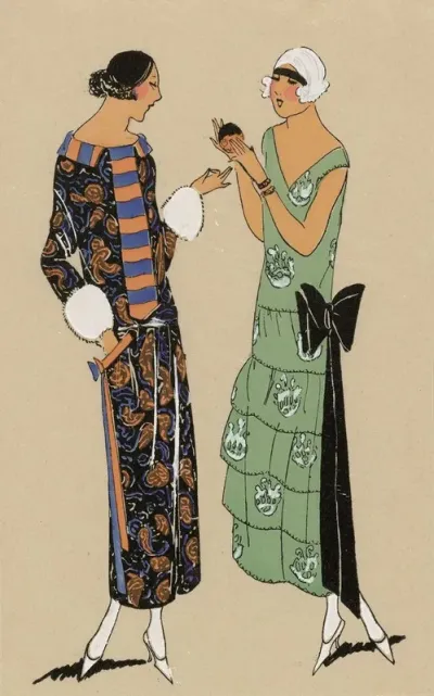 Tres Parisien 1923 No 8 15 Gourmandises Charmante Est Cette Simple Robe
