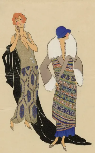 Tres Parisien 1923 No 9 17 Myrtho Somptueuse Cette Robe Du Soir