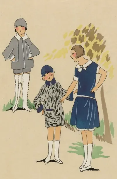 Tres Parisien 1923 No 9 18 Soeurette Gracieux Ensemble Compose