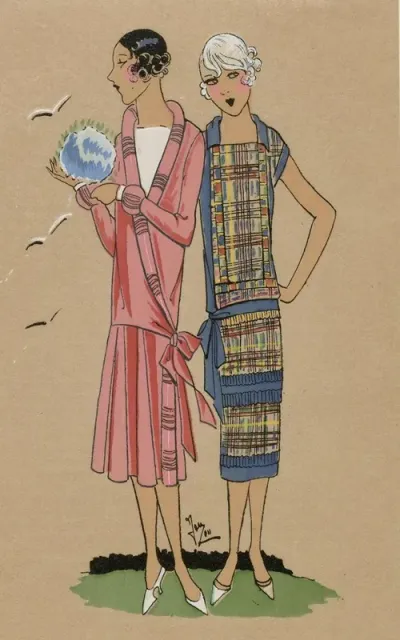 Tres Parisien 1925 No 6 Pl 1 Creation Philippe Et Gaston Creation Anna