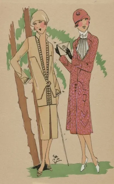 Tres Parisien 1925 No 6 Pl 11 Creations Martial Et Armand Au Fil De Lheure