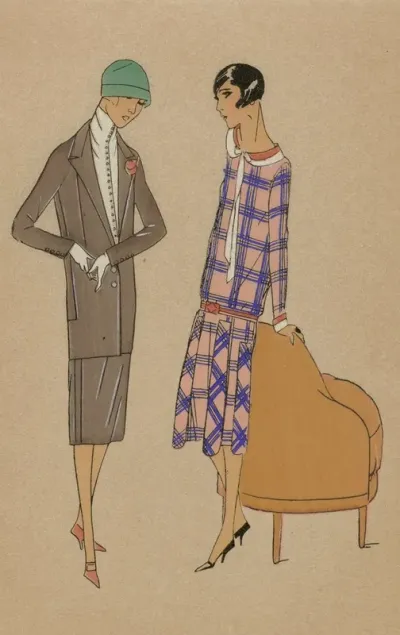 Tres Parisien 1925 No 6 Pl 14 Creations Jean Patou Limprevu