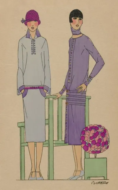 Tres Parisien 1925 No 6 Pl 8 Creations Jenny Bagatelle