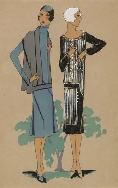 Tres Parisien 1926 No 1 Pl 1 Creations Doucet Antigone