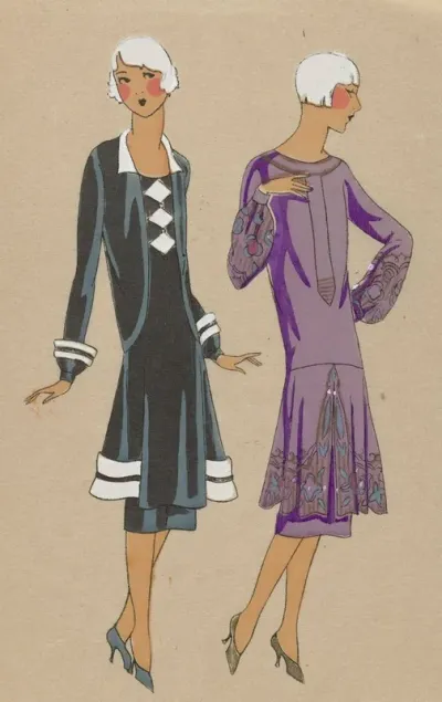 Tres Parisien 1926 No 1 Pl 11 Creation Anna Creation Philippe Et Gaston