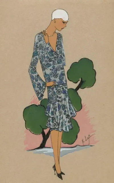 Tres Parisien 1926 No 1 Pl 4 Creation Cyber Toutes Les Fleurs