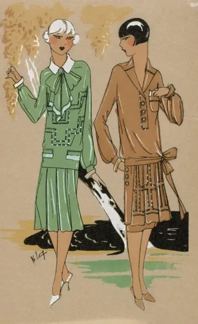 Tres Parisien 1926 No 1 Pl 6 Creations Lucien Lelong Juan Les Pins