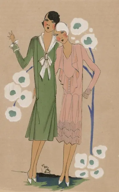 Tres Parisien 1926 No 2 Pl 10 Creations Jean Patou Nenuphar