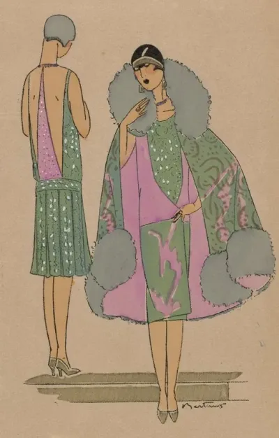 Tres Parisien 1926 No 2 Pl 11 Creation Jenny Jezabel