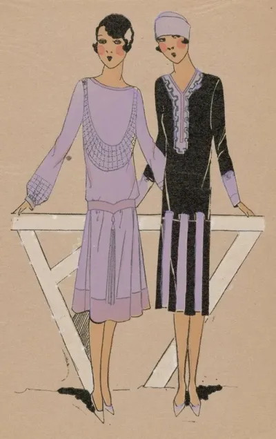 Tres Parisien 1926 No 2 Pl 14 Creations Premet Pour Le The