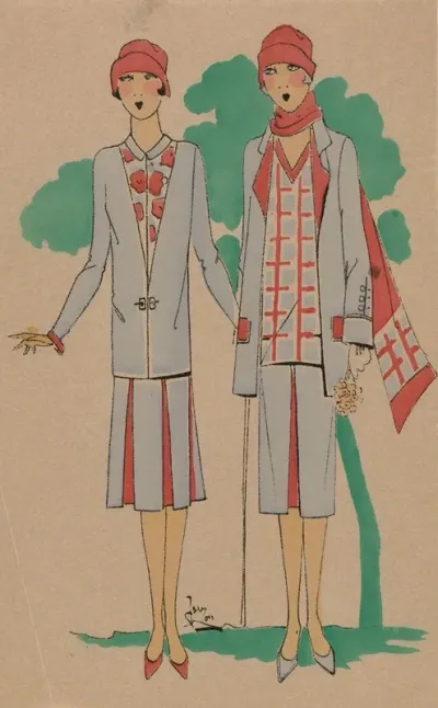 Tres Parisien 1926 No 2 Pl 18 5 C V Une Robe De Kash