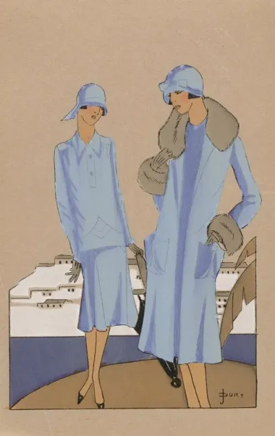 Tres Parisien 1926 No 2 Pl 4 Creations Premet Alger