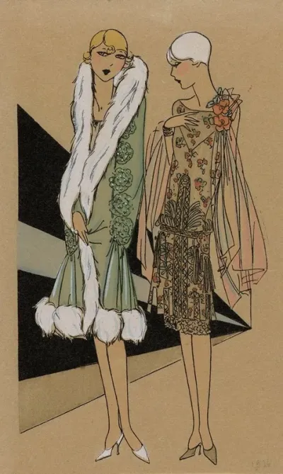 Tres Parisien 1926 No 7 2 Creations Agnes Mme Havet