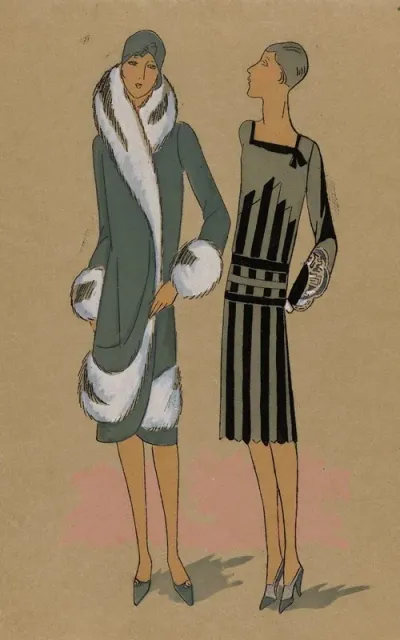 Tres Parisien 1927 No 10 11 Creation Martial Armand Creation Margaine Lacroix 11 Manteau