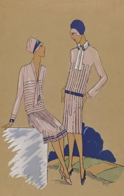Tres Parisien 1927 No 3 10 Creations Jean Patou Au Bord Du Chemin