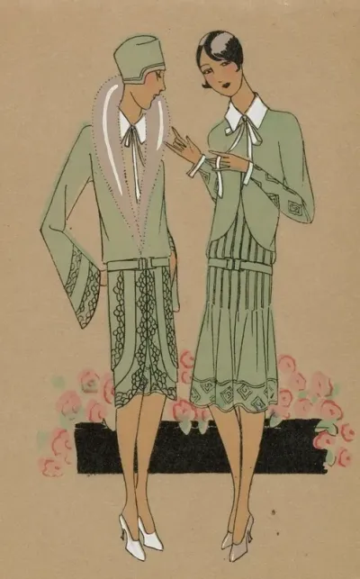 Tres Parisien 1927 No 3 Pl 13 Creations Philippe Et Gaston Sur Le Pre
