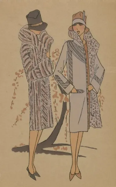 Tres Parisien 1927 No 3 Pl 17 Creations Simon Schwartz Lune Rousse