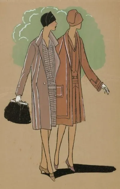 Tres Parisien 1927 No 3 Pl 18 Creations Lucien Lelong Rossignol