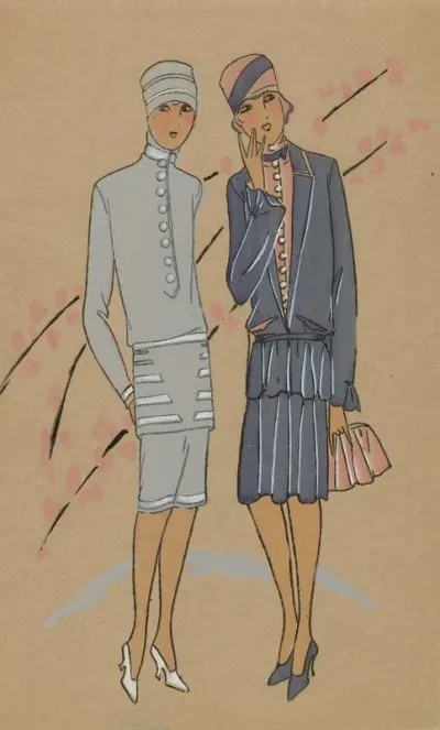 Tres Parisien 1927 No 3 Pl 4 Creations Jenny Pommiers Et Fleurs