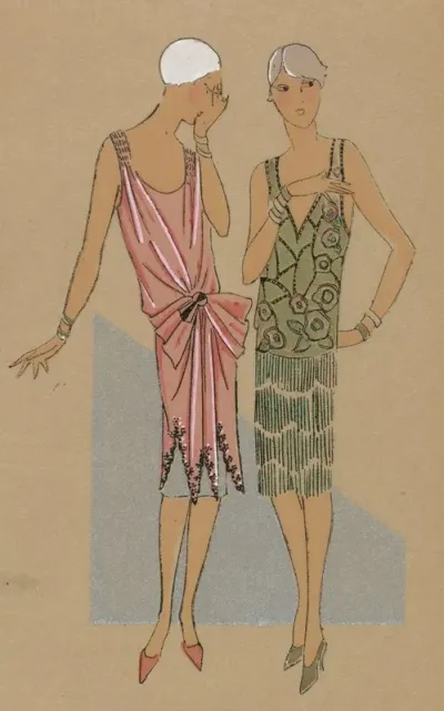 Tres Parisien 1927 No 3 Pl 5 Creations Doucet Ambassadeurs