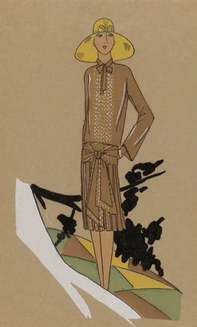 Tres Parisien 1927 No 6 5 Creation J Suzanne Talbot