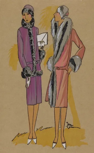 Tres Parisien 1927 No 8 18 Risque Tout Tailleur De Velours
