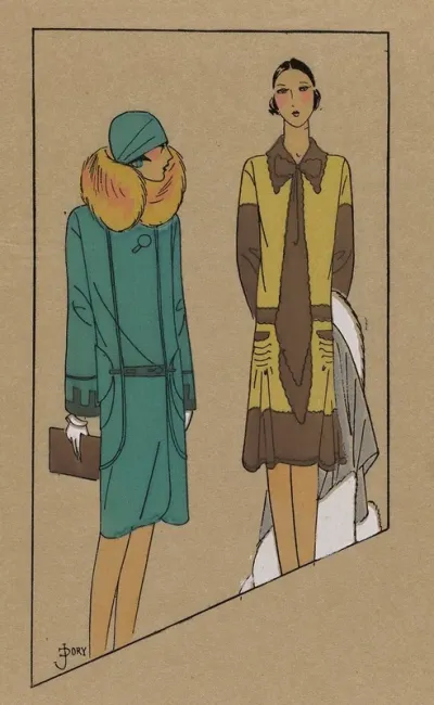 Tres Parisien 1927 No 9 2 Creations Jenny