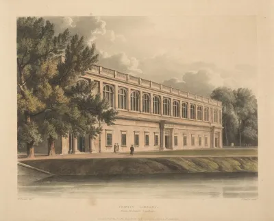 Trinity Library From St Johns Gardens