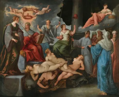 Triumph Of The Virtues Over The Vices