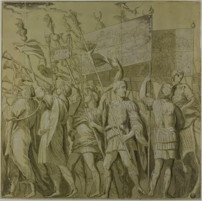 Triumphs Of Julius Caesar Canvas No I