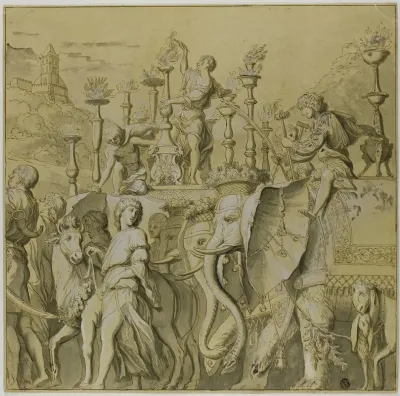 Triumphs Of Julius Caesar Canvas No V