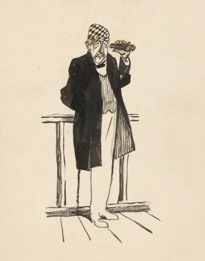 Troelstra Met Verrekijker