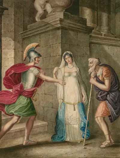 Troilus And Cressida Iv 2 Pandarus Cressida And Troilus