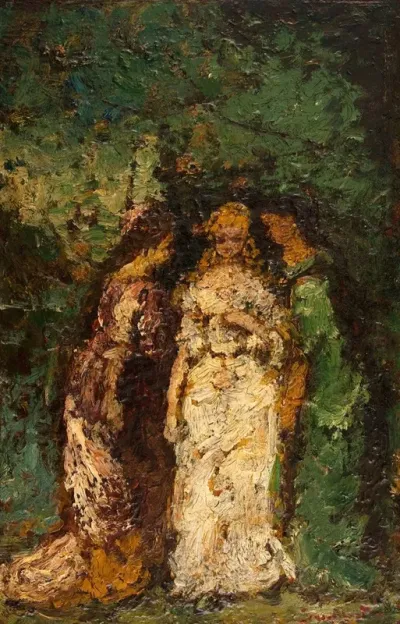 Trois Femmes Sous Les Arbres