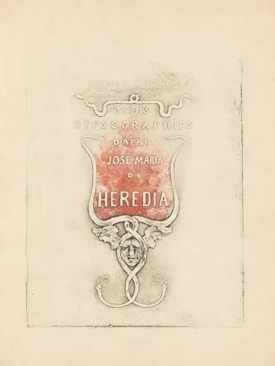 Trois Gypsographies Dapres Jose Maria De Heredia 2