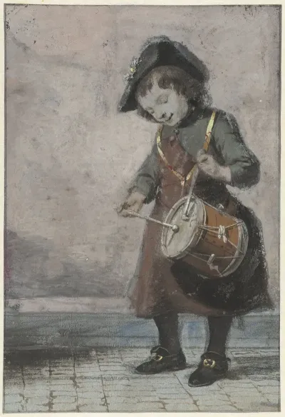 Trommelende Jongen