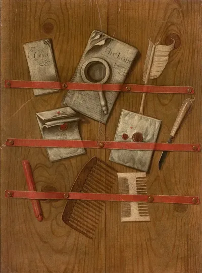 Trompe Loeil Au Journal Aux Lettres Et Aux Peignes