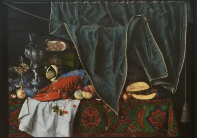 Trompe Loeil With Breakfast Piece And Goblets