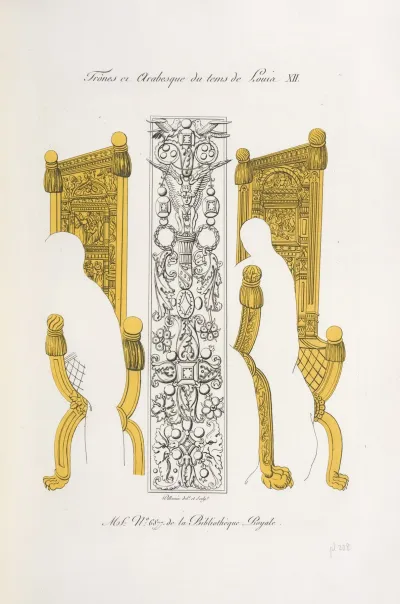 Trones Et Arabesqe Du Tems De Louis Xii