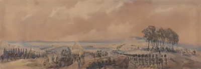 Troops Returning To The Camp At Chobham