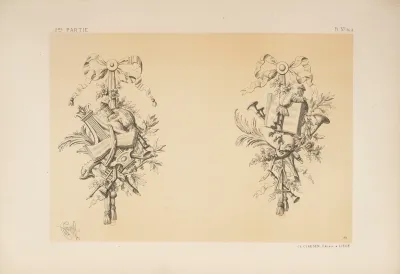 Trophees Bois Sculpte Style Louis Xvi 2
