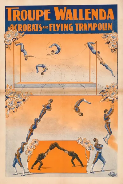 Troupe Wallenda Acrobats And Flying Trampolin