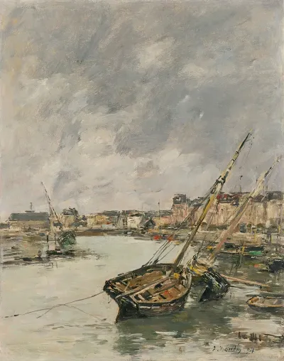 Trouville Le Port Maree Basse