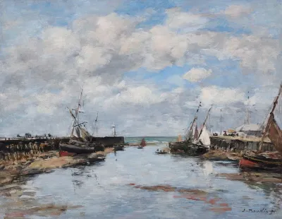 Trouville Les Jetees Maree Basse 4