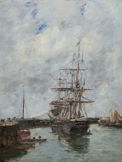 Trouville Les Jetees Maree Haute 2